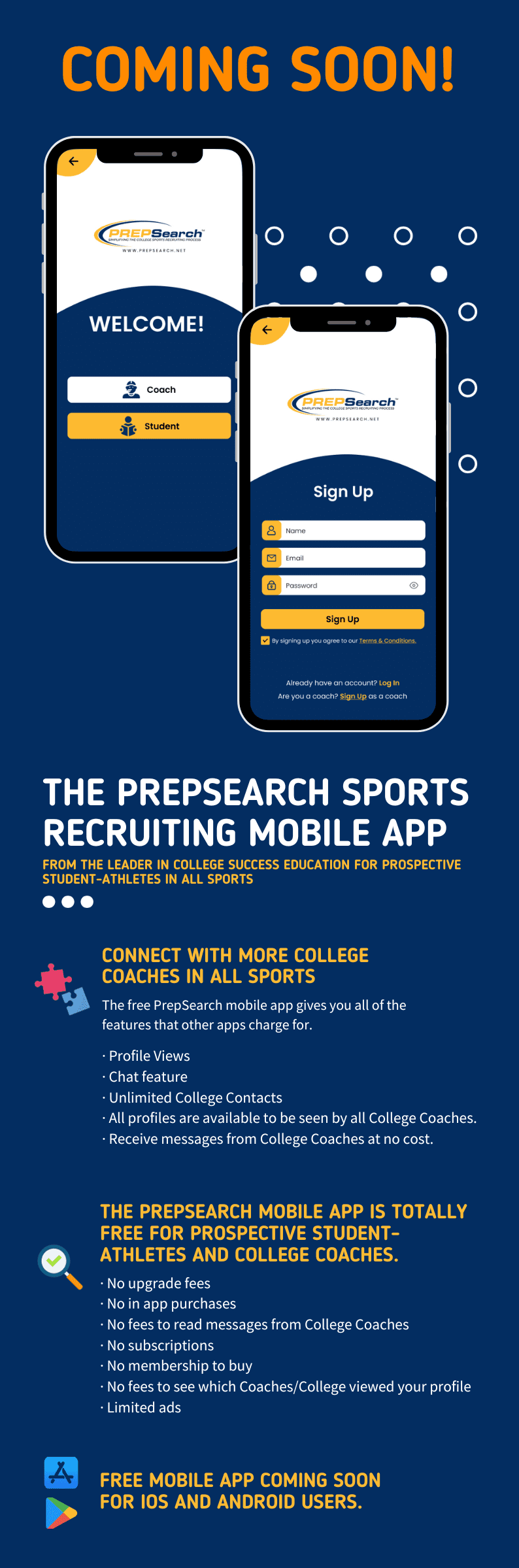 The free PrepSearch mobile app gives you all of the features that other apps charge for. (1)